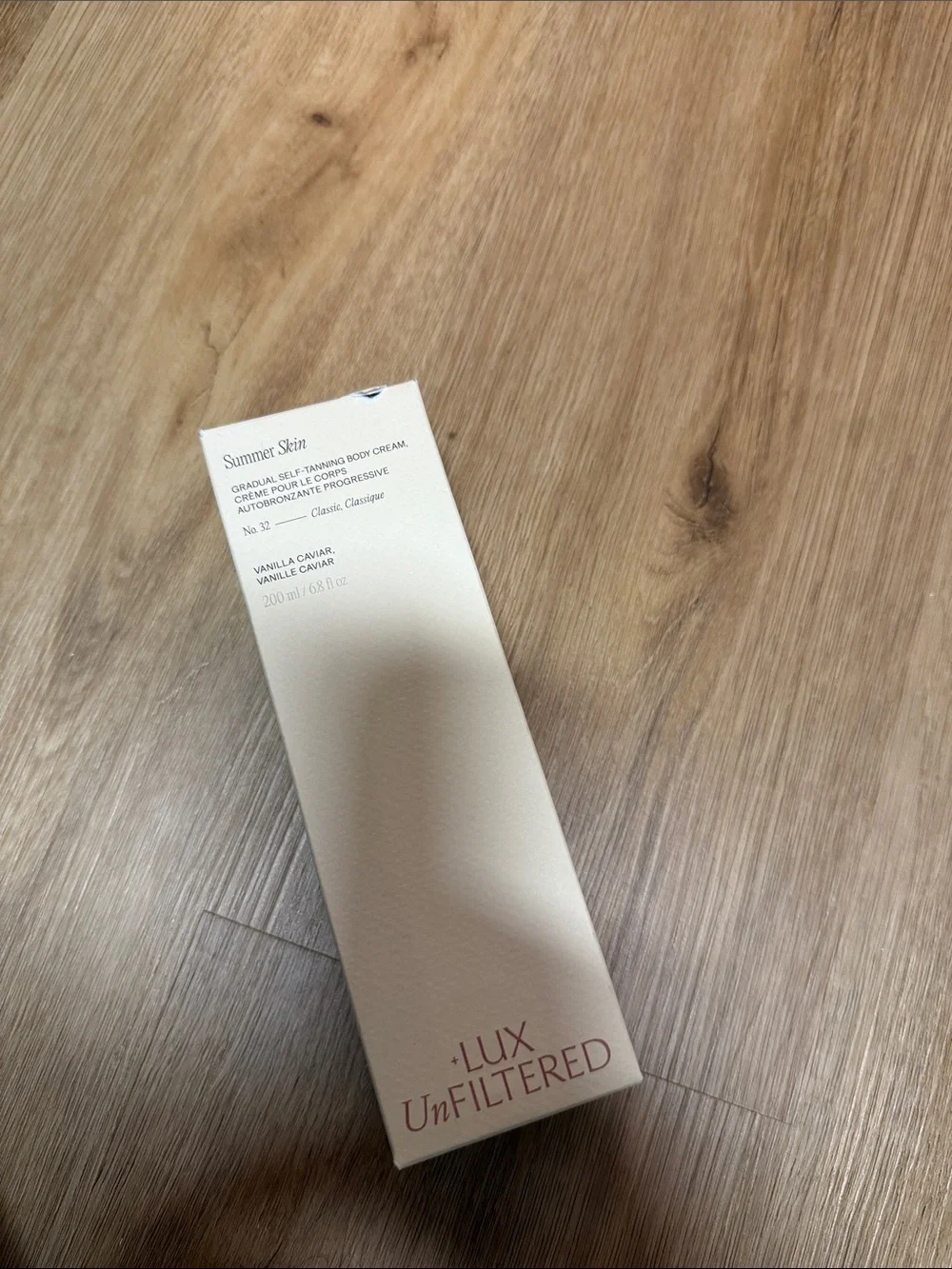 LUX Unfiltered Summer Skin Gradual Self-Tanning Body Cream